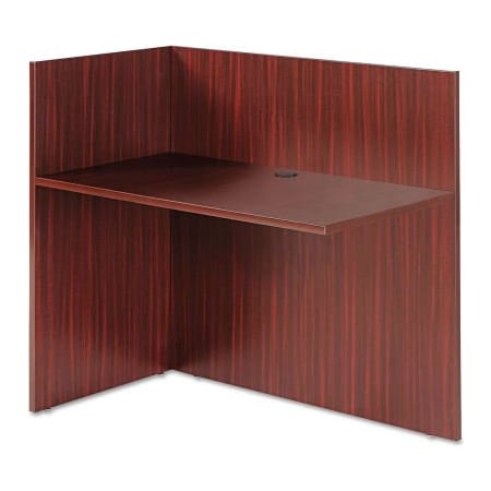 Alera Alera Reversible Reception Return - 44"W x 23-5/8"D x 41-1/2"H - Mahogany - Valencia Series ALEVA324424MY